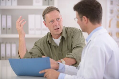 A menudo, el paciente se entera de la presencia de prostatitis crónica sólo durante una visita al médico.